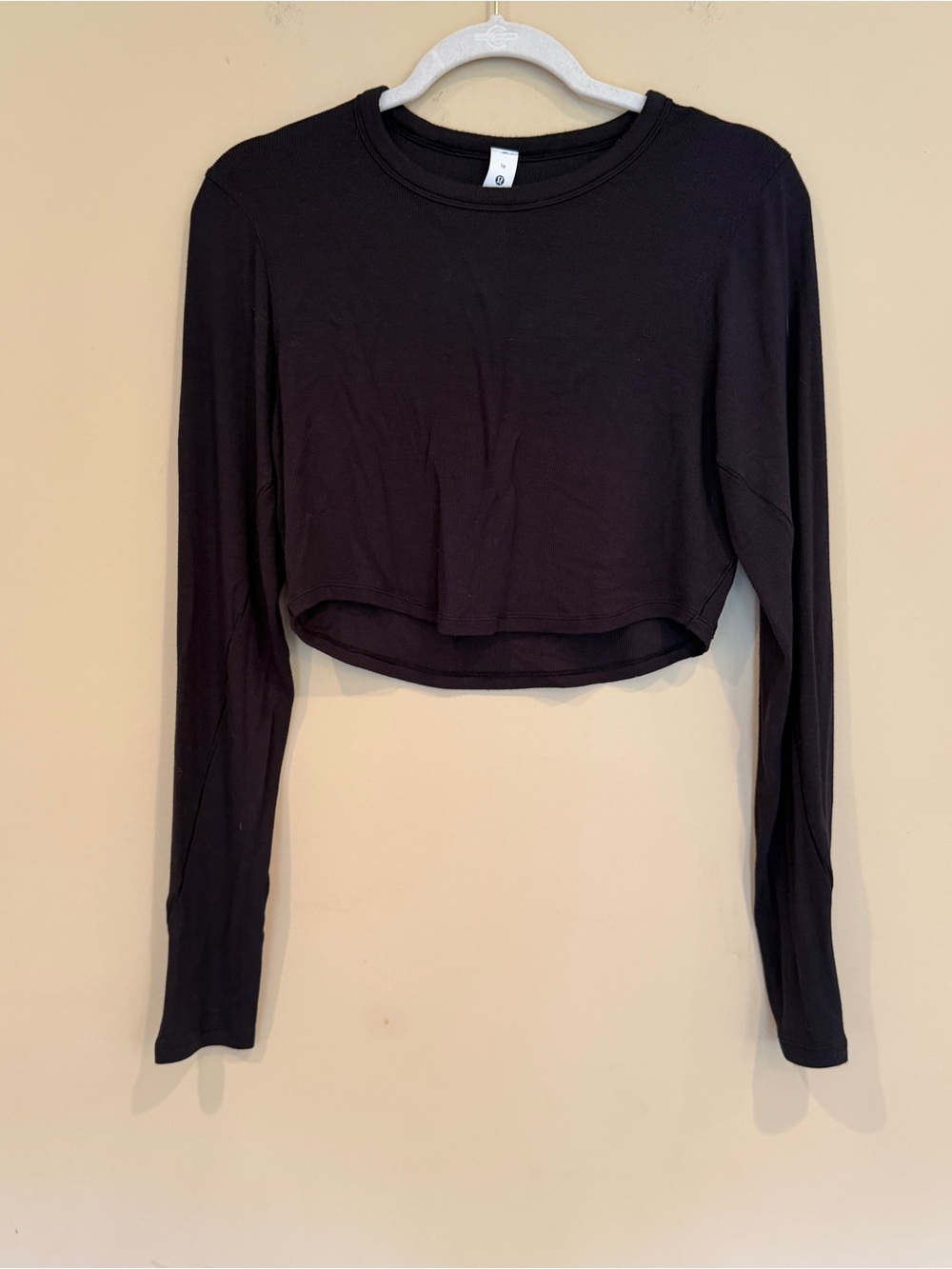Lululemon Cropped Hold Tight Long Sleeve Shirt